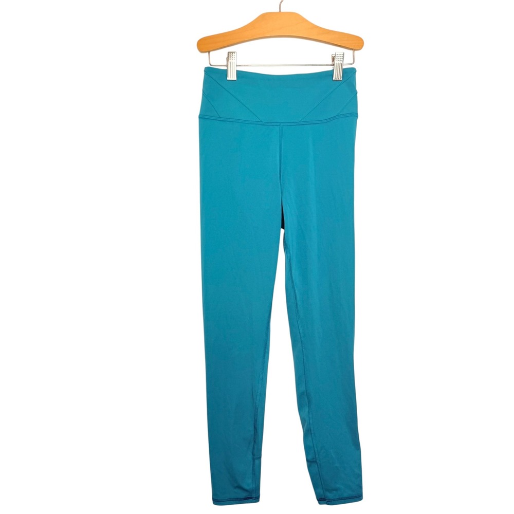 All in Motion Girls Teal Blue High Waisted Active Leggings Size L 10/12